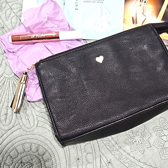 Makeup lot Tarte Lip Plump, eye gels, makeup case bag + - Picture 2 of 7